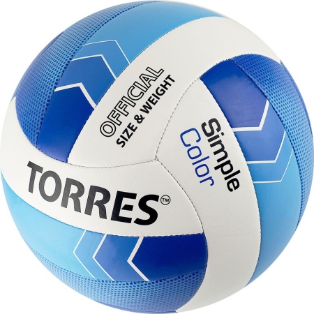 Купить Мяч волейбольный Torres Simple Color любительский р.5 в Краснокаменске 